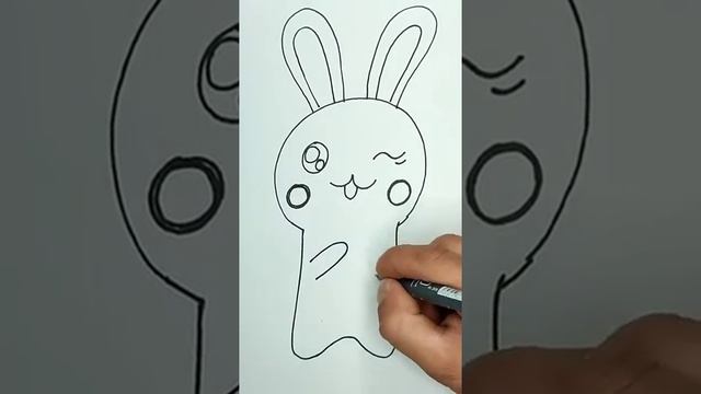 how to draw a hare step by step easy как нарисовать зайца пошагово и легко смотреть онлайн
