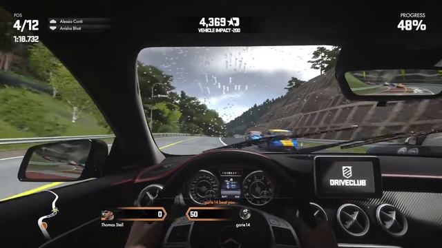PS4 Driveclub Mercedes Benz CLA 45 AMG @ Japan Goshodaira Reverse dynamic Weather смотреть онлайн