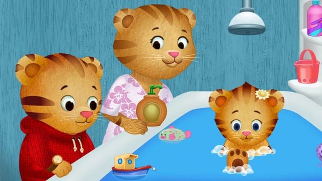 Daniel Tiger's Neighborhood Games Episodes 239 "Bathtime Helper" смотреть онлайн