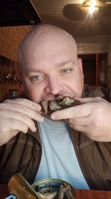 Перекус шпроты в масле/ОБЖОР/мукбанг смотреть онлайн