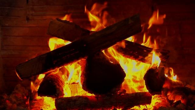 Потрескивающие звуки огня для снятия стресса и сна смотреть онлайн
