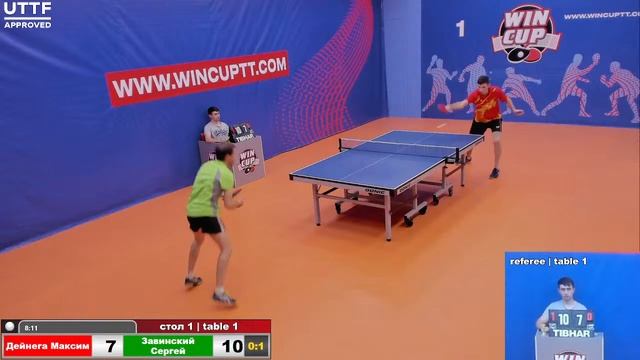 Дейнега Максим 1-3Завинский СергейТурнир Восток 4 WINCUP 18.09.21 Прямая трансляция Зал 1 смотреть онлайн