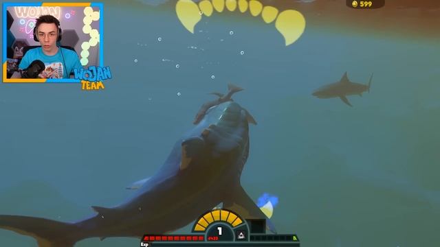 JESTEM NAJWIĘKSZYM REKINEM W OCEANIE! *Megalodon* смотреть онлайн