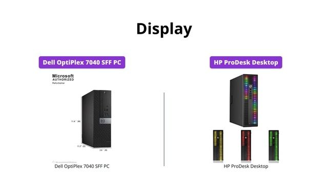 Dell OptiPlex 7040 SFF Vs HP ProDesk RGB - Which Is Better?