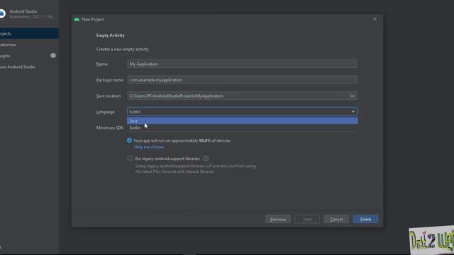 Configure Virtual Device Manager Emulator and Run Basic Android Program | 18CSMP68 смотреть онлайн