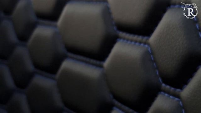 Накидки на сиденья RINNEKO. Передний комплект СТАНДАРТ, экокожа, черный цвет, синяя строчка