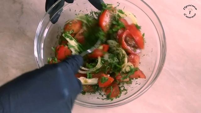 Тепер тільки так буду готувати овочі до шашлика. Мариновані овочі на природу смотреть онлайн