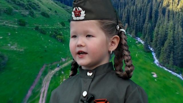 К 75летию ВОВ, Акунова Дарика,5лет