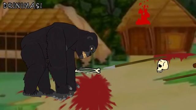 Big Cats, Gorilla, Albino Gorilla, Hunters, Tiger, White Tiger, Lion, Liger, Tigon - DC2 Animation