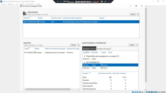 1 3Configurar la NIC-TEAMING смотреть онлайн
