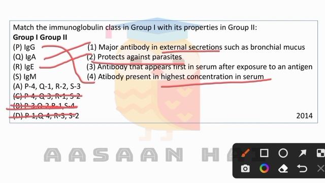 GATE Biotechnology Immunology PYQ 2012-2022|#gate#gatebt#gatepyq#gateimmunology