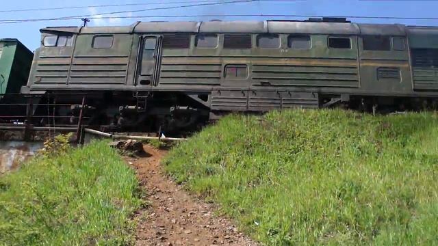 2ТЭ116-1091 со странным двигателем (RZD) смотреть онлайн