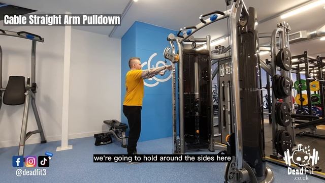 Cable Straight Arm Pulldown смотреть онлайн