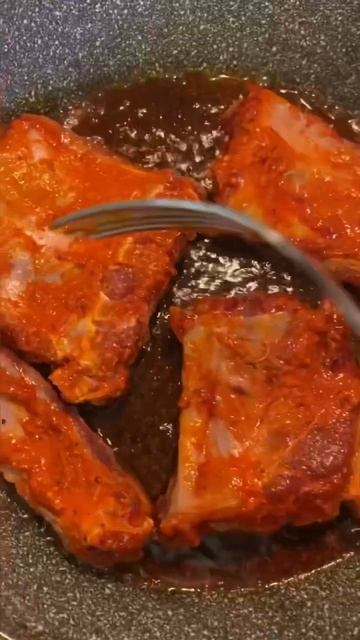 Свиные ребрышки, вы такого ещё не пробывали #shortsvideo #ужин #нонневкусно смотреть онлайн