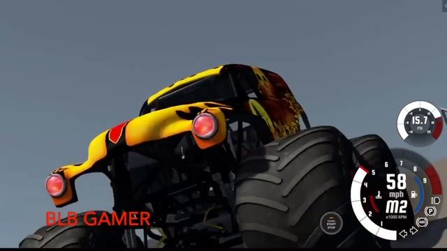 Monster Jam | Monster Trucks | Insane High Speed Crashes with BeamNG Drive & Steel Titans #6 смотреть онлайн