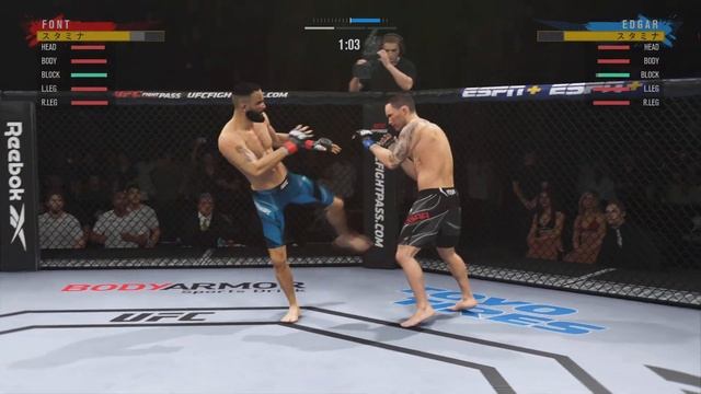 空飛ぶロブ・フォント【EA SPORTS UFC 4】 смотреть онлайн