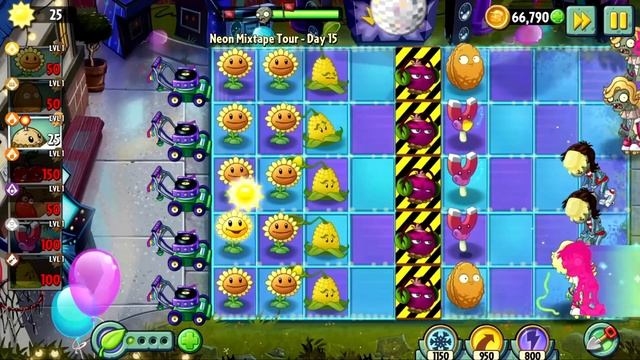 Plants vs Zombies 2 Neon Mixtape Tour Day 15 смотреть онлайн