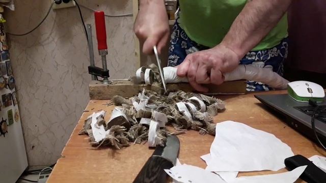 Х12мф от компании "WorkingKnife". Рез каната смотреть онлайн