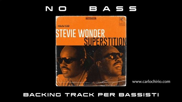 SuperstitionStevie Wonder NO BASS backing track per bassisti Suona tu il Basso (Bassless) смотреть онлайн