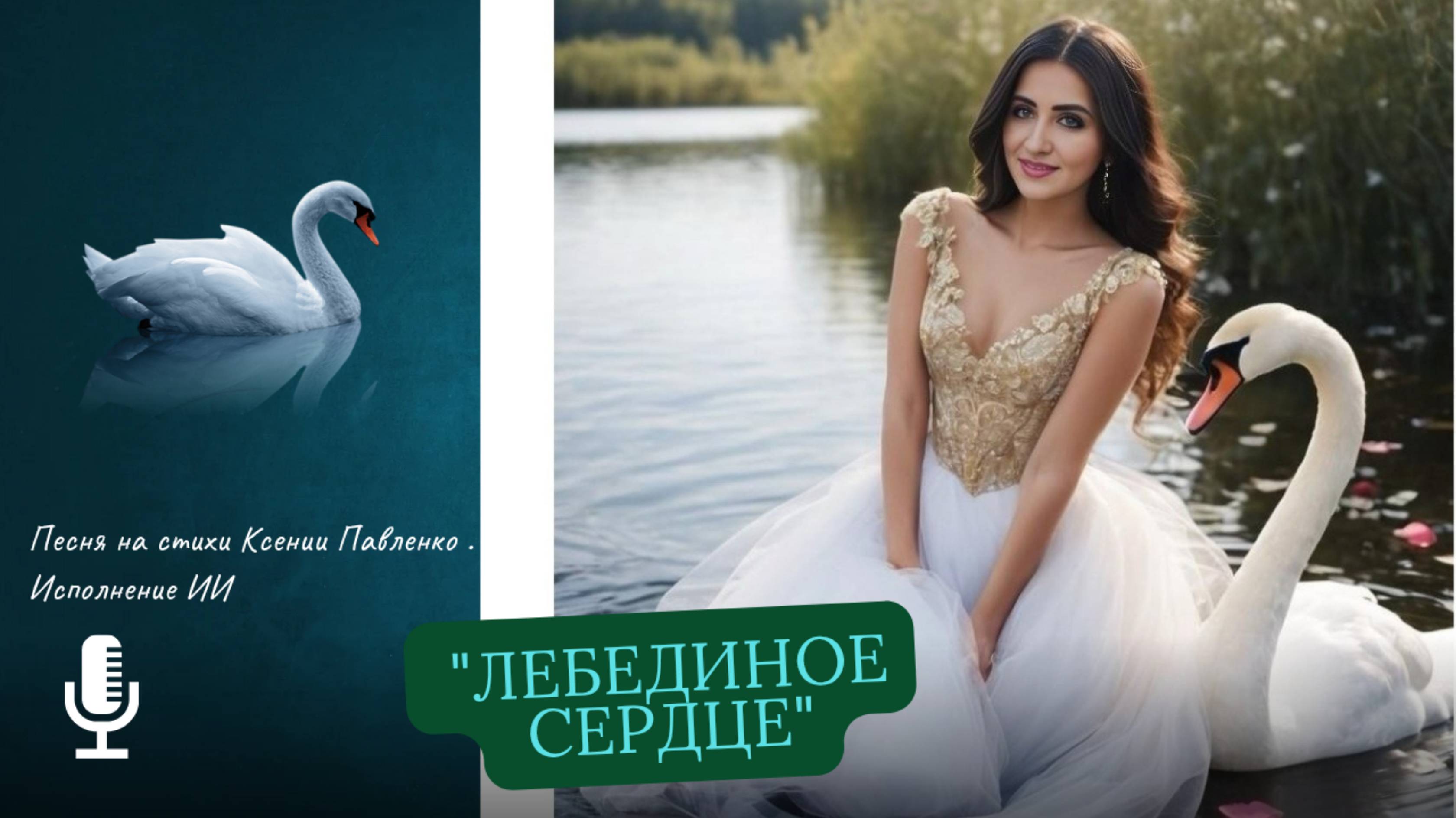 "ЛЕБЕДИНОЕ СЕРДЦЕ "песня на стихи Ксении Павленко смотреть онлайн