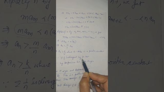 Raabe's test, Gauss test and logarithmic test (proofs) смотреть онлайн