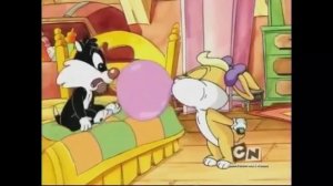 Baby Looney Tunes bubble gum scene