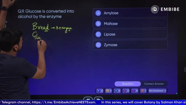 Live Quiz | Microbes in Human Welfare | Biology | NEET 2024 | Salman Anwar Khan | Embibe смотреть онлайн