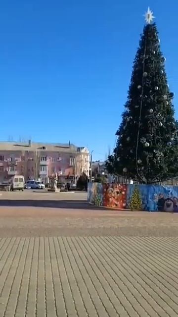 Бердянск. Новогодняя ёлка 2022 #berdiansk #berdyansk #azovsea