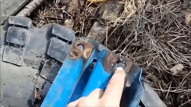 Меняю двигатель на мотоблоке и делаю новый подрамник. смотреть онлайн