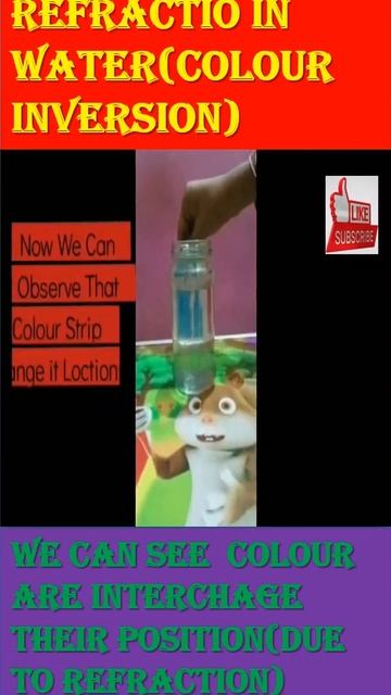 Refraction In Water| Colour Inversion| Experiments of Refraction with Water смотреть онлайн