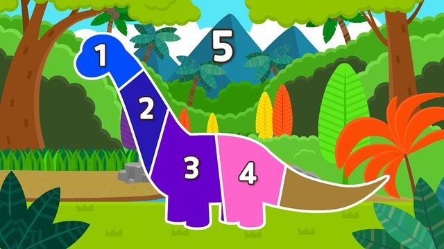 이 공룡은 누구일까요? | 그림자 공룡 조각 맞추기 | 티라노? 트리케라톱스? 스테고사우루스? | 숫자 단어 놀이 | 니니키즈 NINIkids