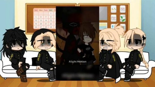 Реакция токийских мстителей на такемичи 2/2