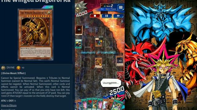 Summon 3 Egyptian Gods Card In One Turn (Osiris, Obelisk, RA) Yu-Gi-Oh Duel Links смотреть онлайн