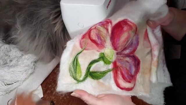 Шерсть, игла и рисунок.