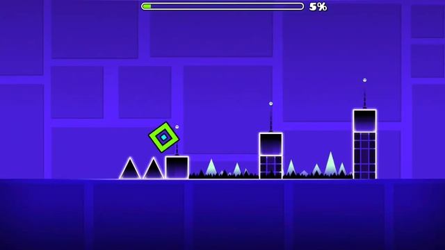 пытаясь научиться играть в Geometry Dash смотреть онлайн
