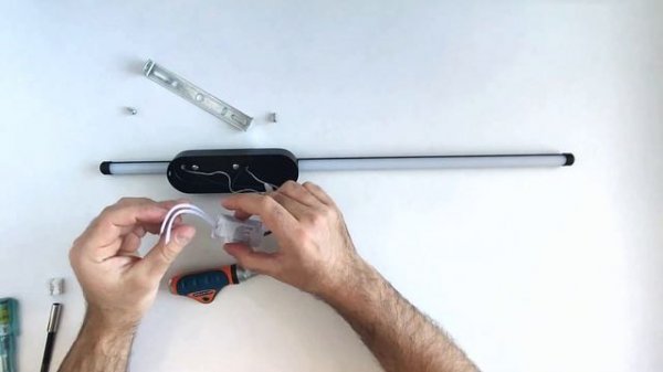 Подготовка светодиодного светильника к монтажу