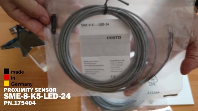 FESTO PROXIMITY SENSOR SME-8-K5-LED-24 PN.175404 смотреть онлайн