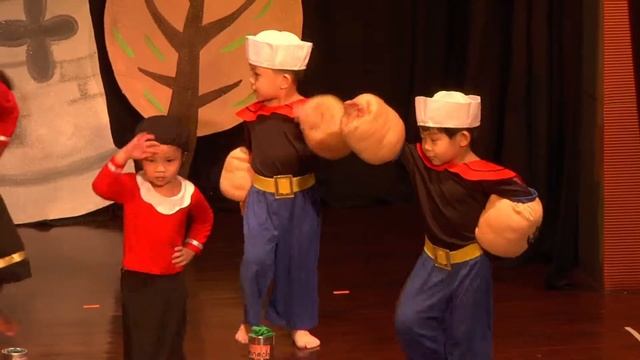 2015 Annual Concert Popeye the Sailer Man by 2 & 3 Year Old смотреть онлайн