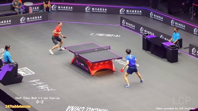 Lin Yun-Ju 林昀儒 vs Timo Boll | 2022 WTT Champions Macao (R32) HD Highlights смотреть онлайн