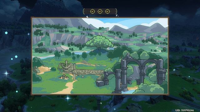 Genshin Impact 4.1 Ивент «Поэзия вод». Часть 15. Поиск творческих перспектив - Истина в живописи