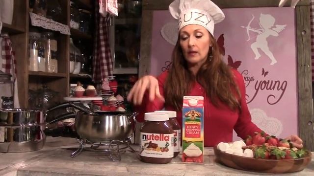 Valentine's Day Desserts-Chocolate Fondue