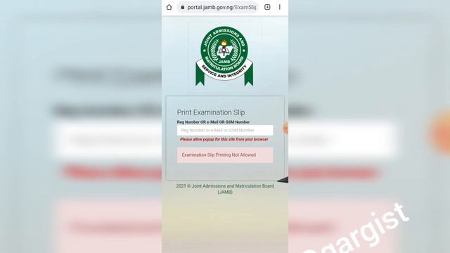 How To Re-Print Your JAMB Slip For 2021 UTME смотреть онлайн