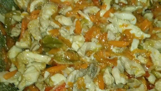 Салат фунчоза с курицей, технология приготовления. На кухне Евгения смотреть онлайн
