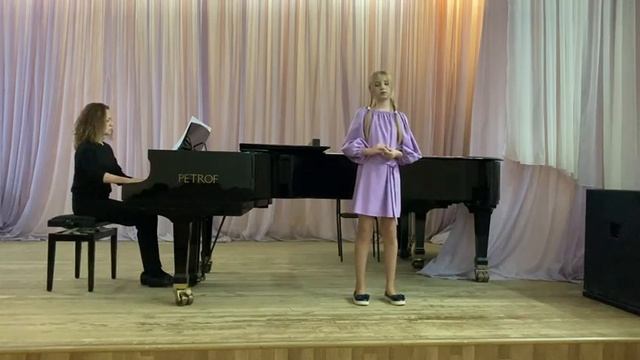 Сенягина София, песня "Крылья в небе", сл. Т. Харрисона, русский текст Т. Калининой. смотреть онлайн