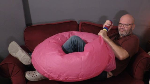 Pink Flamingo Inflatable Balloon Pump Inflation Relaxing Tangobaldy™ Family Friendly Fun No Burstin