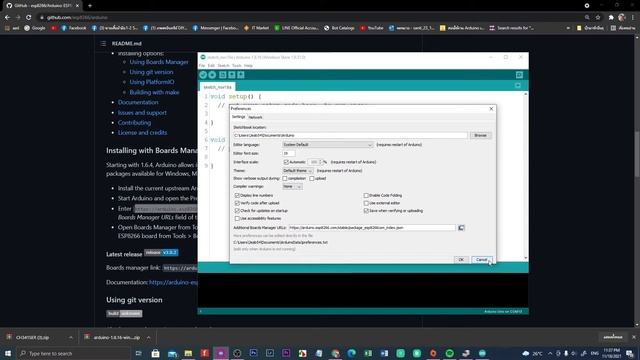 วิธีการติดตั้ง Arduino IDE 1.8.16 + chip CH340 และ libraries смотреть онлайн