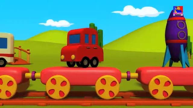 Боб поезд | Транспорт Поезд | Learn перевозки | русский | Bob Transport Train смотреть онлайн