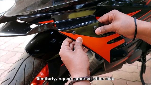 Installing Side Spoilers on KTM RC | Saiga Parts | KTM RC 125/200/ 390 смотреть онлайн