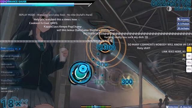 Osu! Replays: Reol - No title [byfaR's Hard] смотреть онлайн