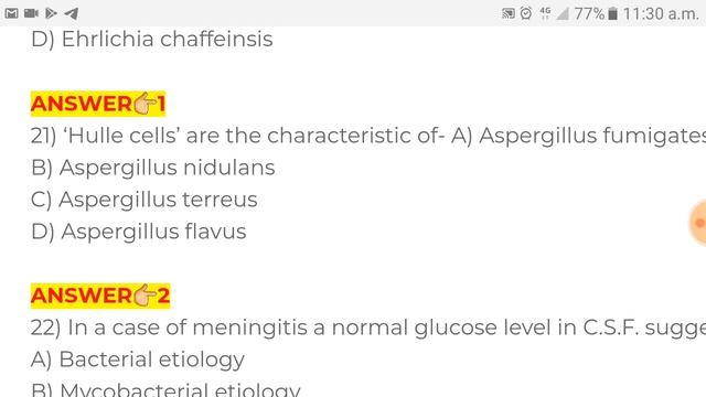 Microbiology Mcqs 50 With Answer
